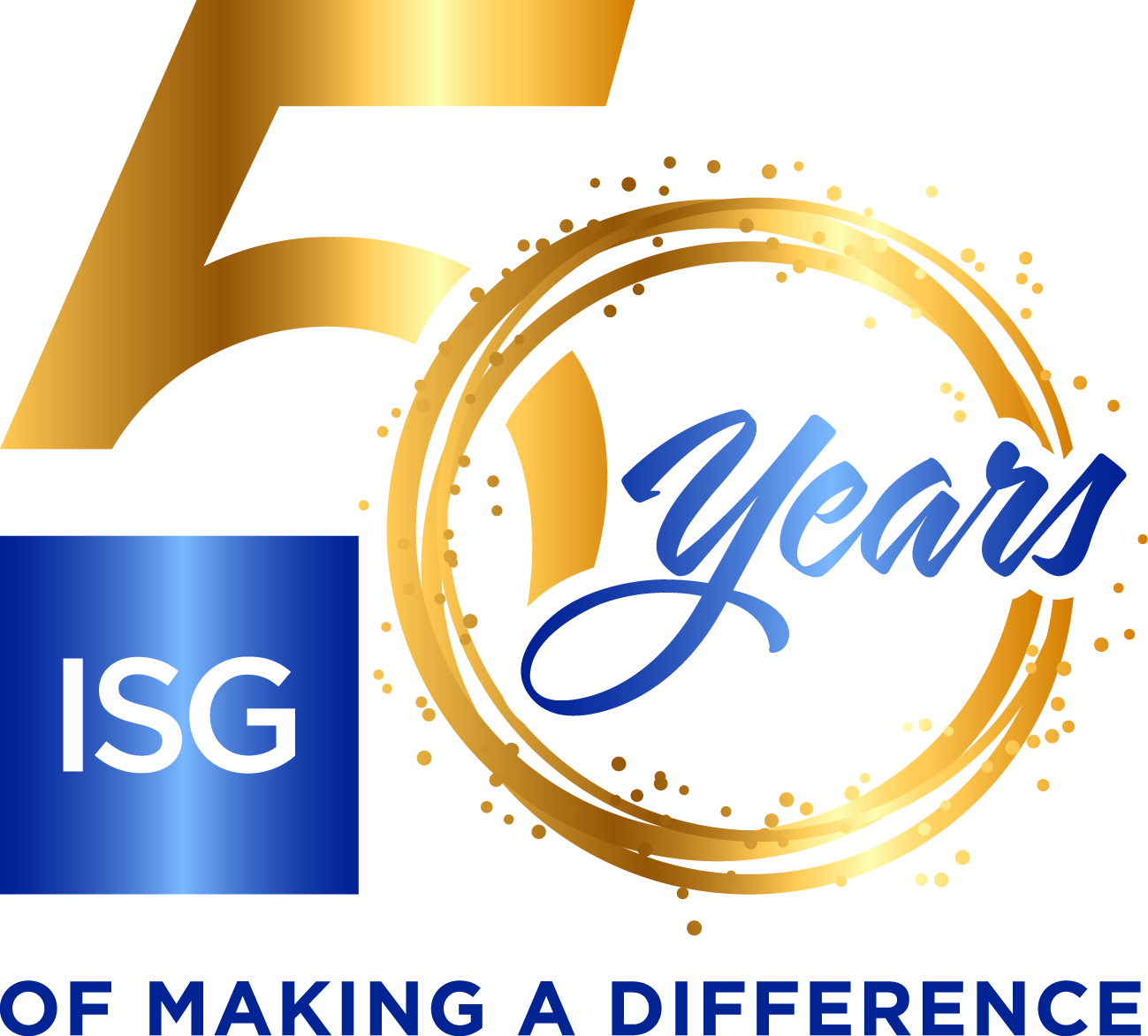 ISG 50 Year Anniversary Logo