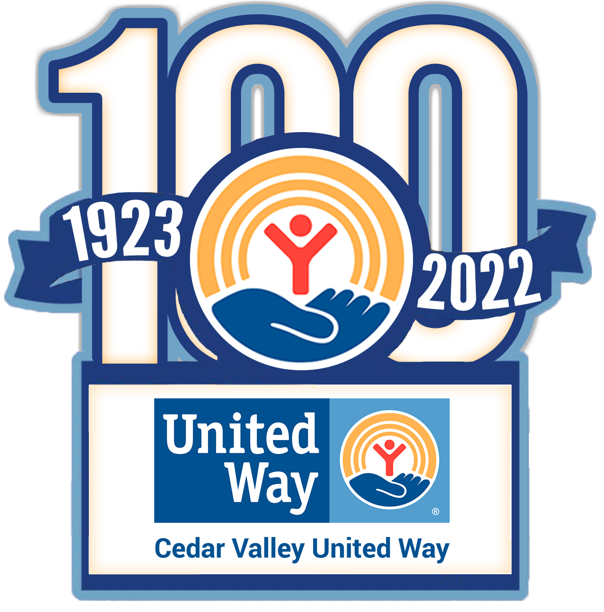 CVUW 100 Year Logo