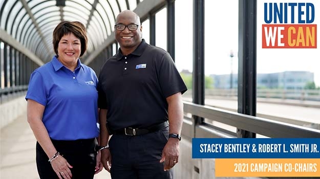 2021 Campaign Co-Chairs Stacey Bentley and Robert L. Smith Jr.